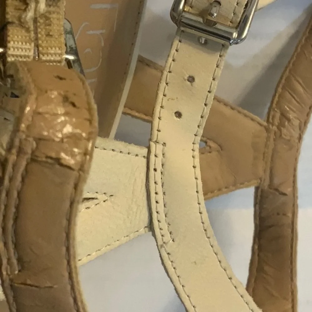 Franco Sarto Cork Wedge Sandels, 9.5